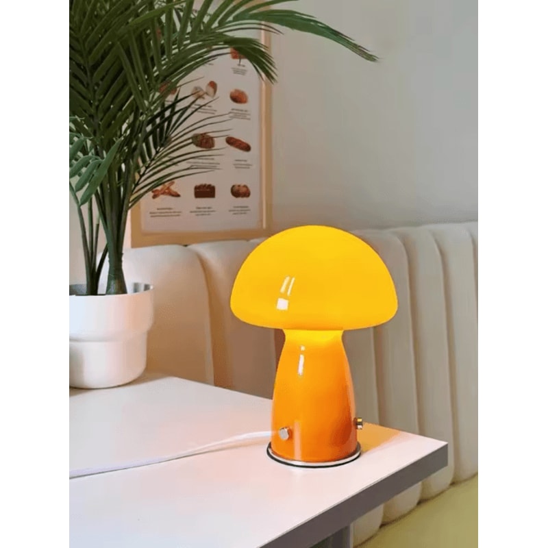 Tri Colour USB LED Mushroom Light Modern Corded Ambient Lamp For Camping And Home Decor 7