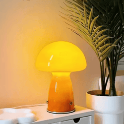 tri colour usb led mushroom light modern corded ambient lamp for camping and home decor