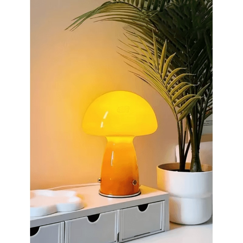Tri Colour USB LED Mushroom Light Modern Corded Ambient Lamp For Camping And Home Decor 0