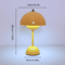 USB Rechargeable LED Flower Bud Desk Lamp Touch Control Three Color Ambient Light 1