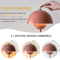 USB Rechargeable LED Flower Bud Desk Lamp Touch Control Three Color Ambient Light 3