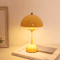 USB Rechargeable LED Flower Bud Desk Lamp Touch Control Three Color Ambient Light 4