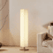 Fabric LED Floor Lamp Decorative Wooden Standing Light For Living Room And Bedroom 0
