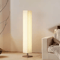 Fabric LED Floor Lamp Decorative Wooden Standing Light For Living Room And Bedroom 0