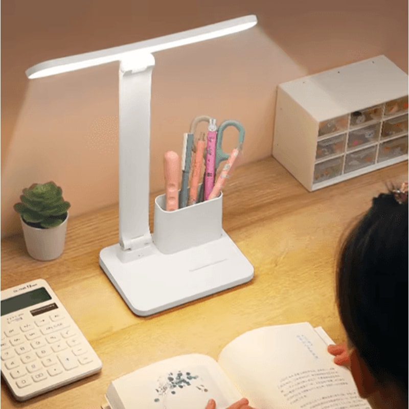 LED Desk Lamp 3 Level Dimmable Touch Night Light With USB Rechargeable Design 7
