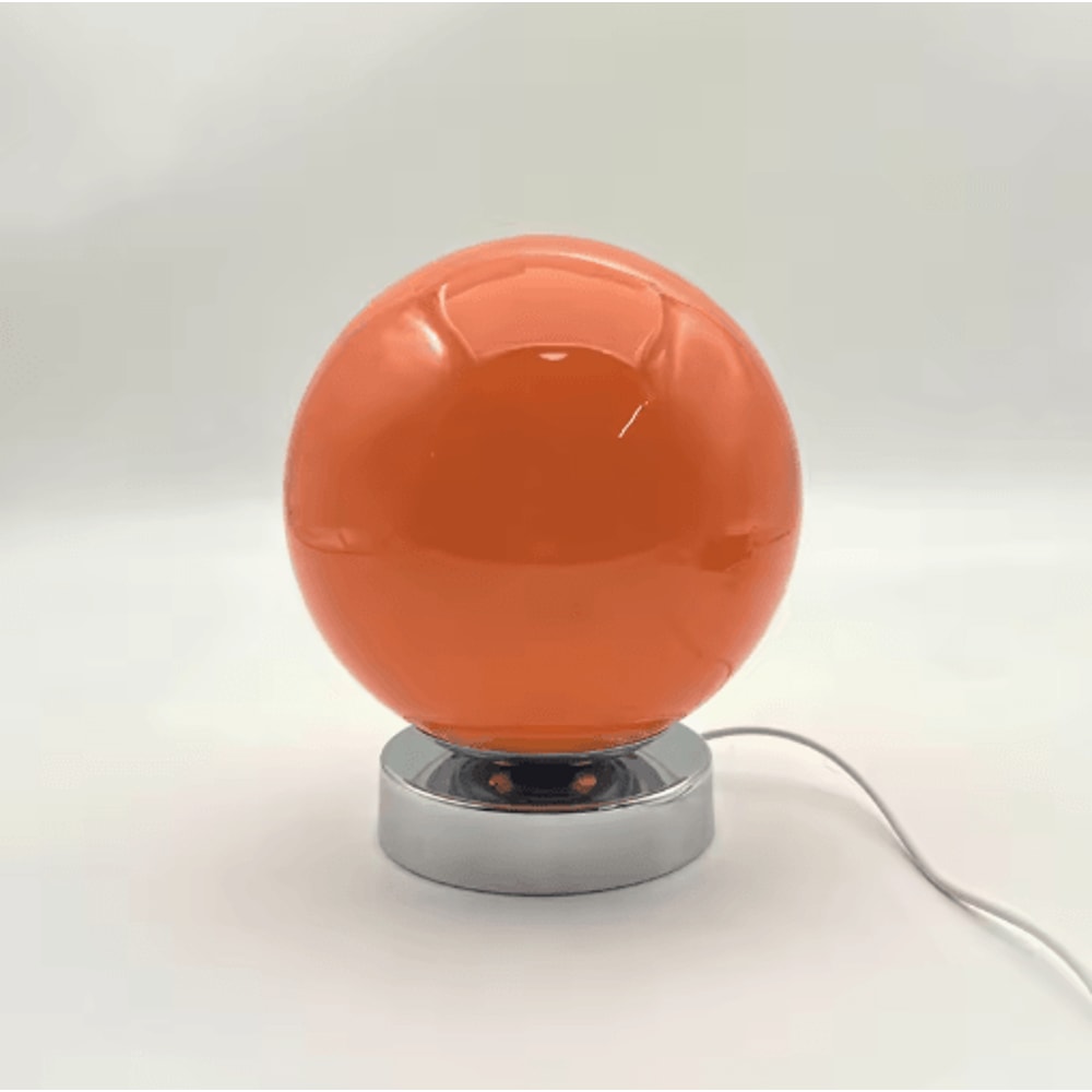 Vintage Round Table Lamp Simple Bedside Charging Night Light For Cozy Bedroom Atmosphere 1