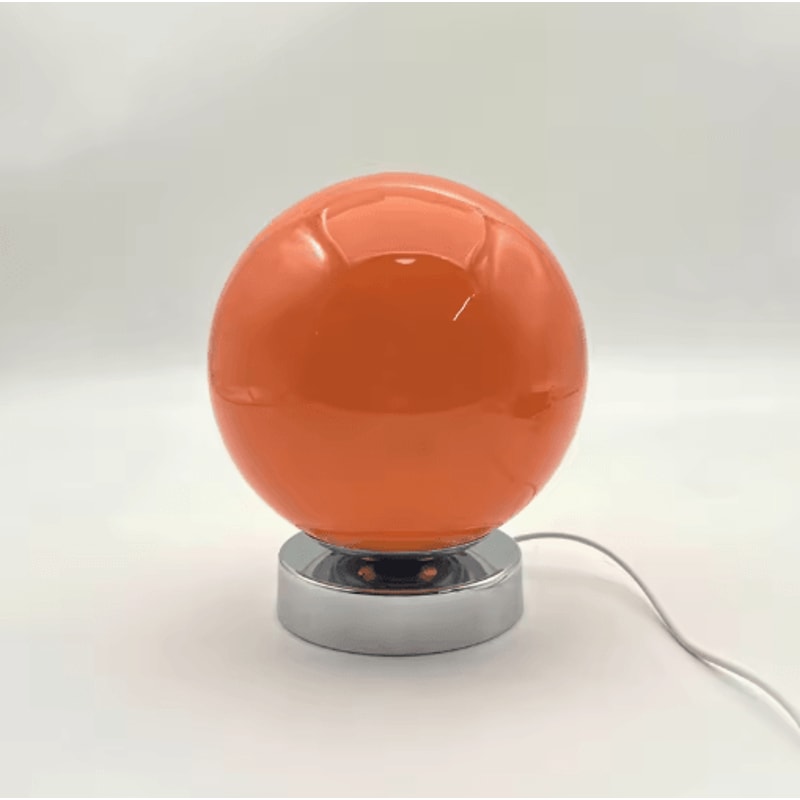 Vintage Round Table Lamp Simple Bedside Charging Night Light For Cozy Bedroom Atmosphere 1