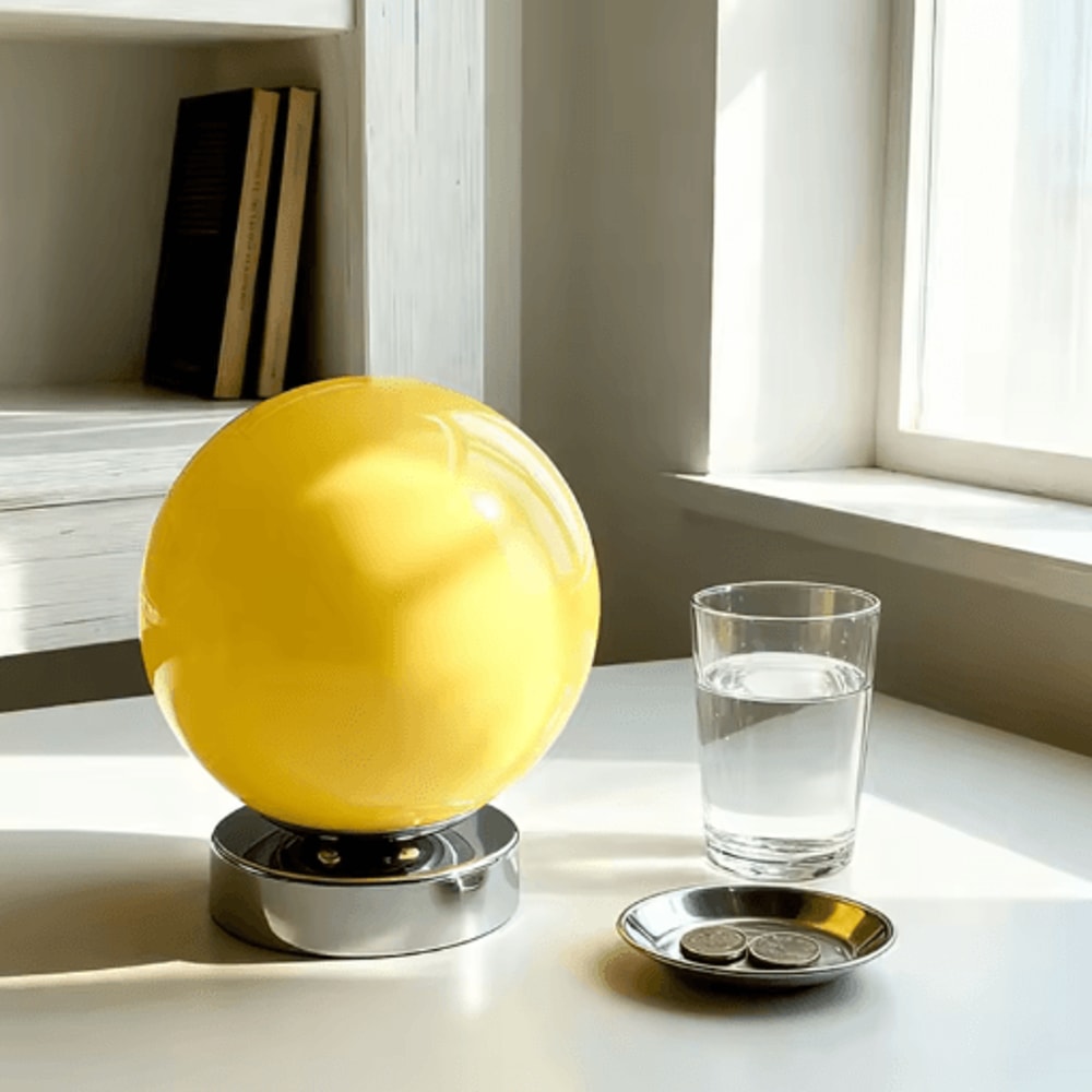 Vintage Round Table Lamp Simple Bedside Charging Night Light For Cozy Bedroom Atmosphere 3