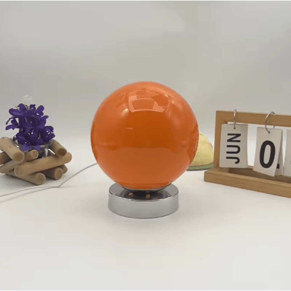 Vintage Round Table Lamp Simple Bedside Charging Night Light For Cozy Bedroom Atmosphere 4