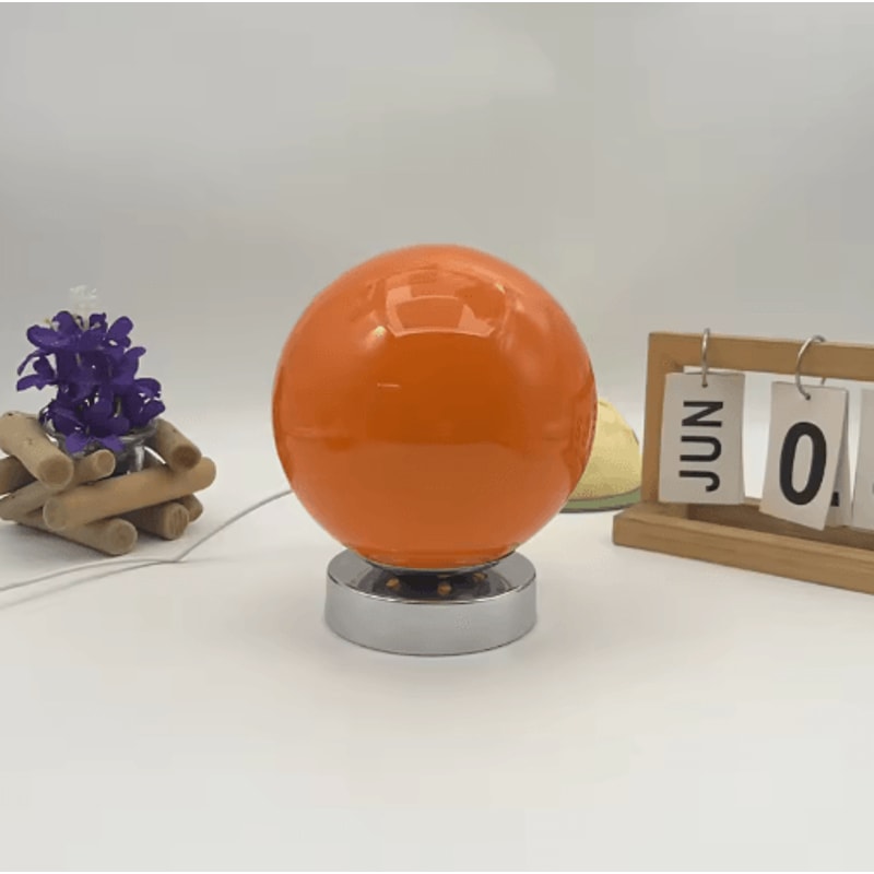 Vintage Round Table Lamp Simple Bedside Charging Night Light For Cozy Bedroom Atmosphere 4