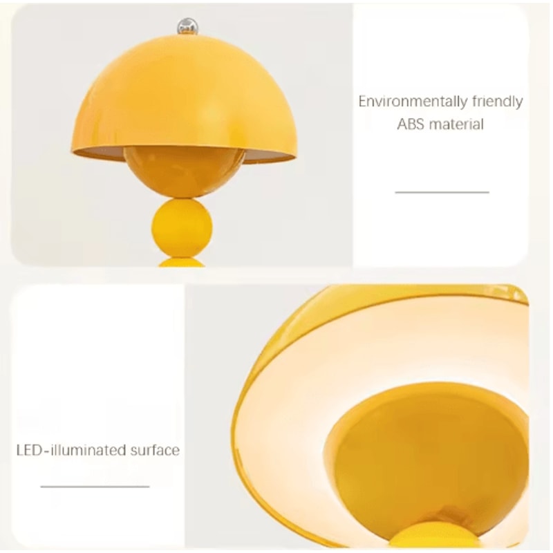 Nordic LED Flowers Table Lamp USB Dimmable Night Light For Bedroom Bedside Desk Lighting Home Livin 5