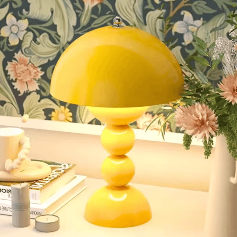 Nordic LED Flowers Table Lamp USB Dimmable Night Light For Bedroom Bedside Desk Lighting Home Livin 6