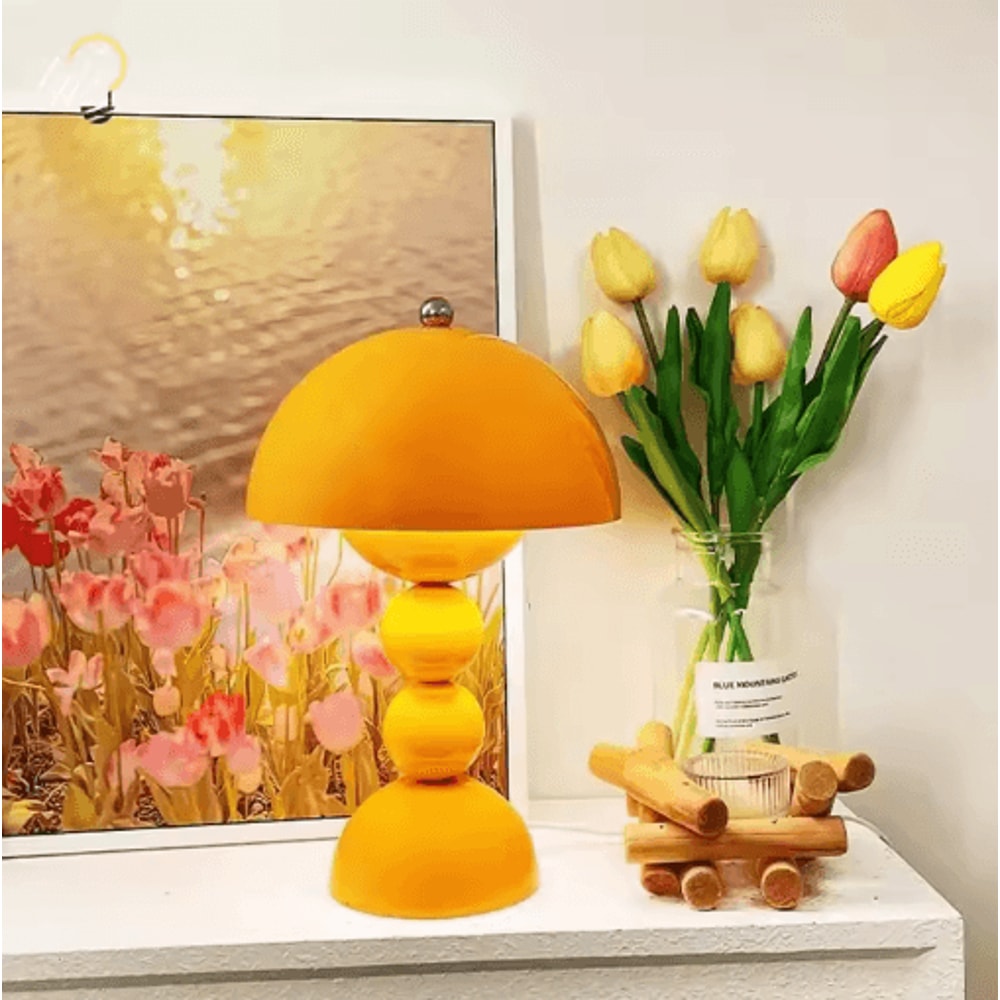 Nordic LED Flowers Table Lamp USB Dimmable Night Light For Bedroom Bedside Desk Lighting Home Livin 7