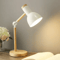 Nordic Wooden LED Table Lamp Adjustable Head Desk Light With Eye Protection 3