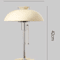 LED Dimmable Mushroom Table Lamp Antique Style Decorative Night Light For Bedroom And Study 2