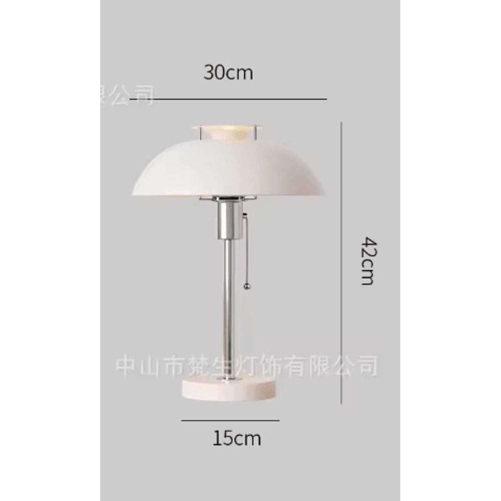 LED Dimmable Mushroom Table Lamp Antique Style Decorative Night Light For Bedroom And Study 3