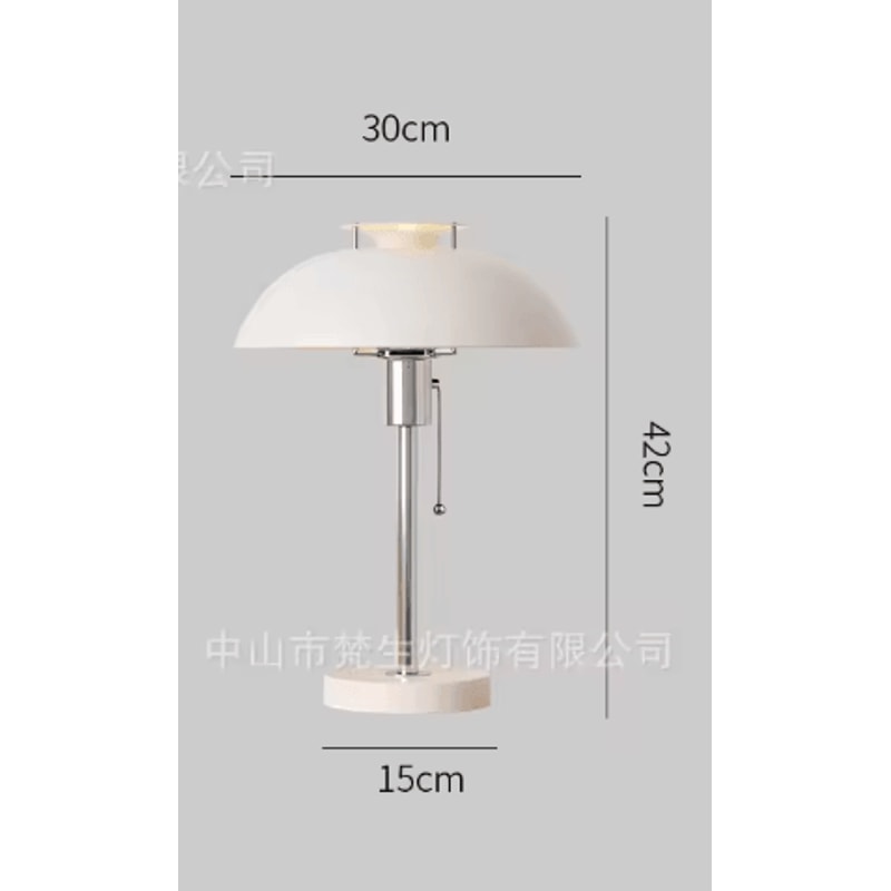 LED Dimmable Mushroom Table Lamp Antique Style Decorative Night Light For Bedroom And Study 3