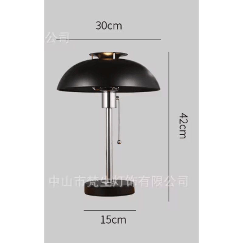 LED Dimmable Mushroom Table Lamp Antique Style Decorative Night Light For Bedroom And Study 5