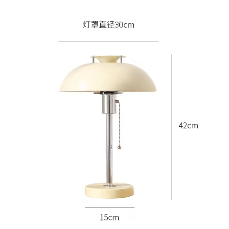 LED Dimmable Mushroom Table Lamp Antique Style Decorative Night Light For Bedroom And Study 10