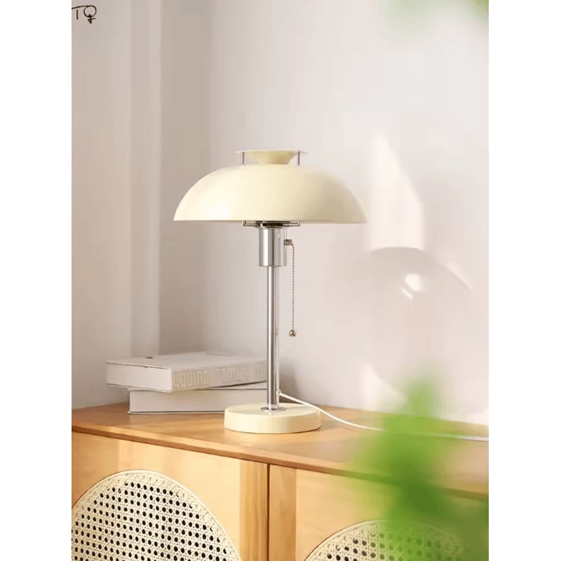 LED Dimmable Mushroom Table Lamp Antique Style Decorative Night Light For Bedroom And Study 9