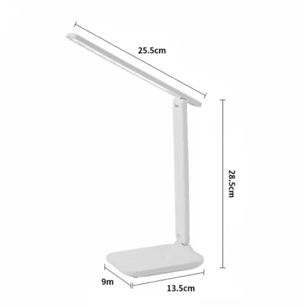USB Foldable Table Lamp Dimmable Study And Bedside Reading Light For Students 0