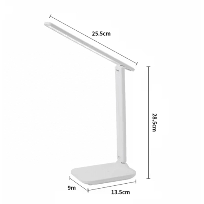 USB Foldable Table Lamp Dimmable Study And Bedside Reading Light For Students 0
