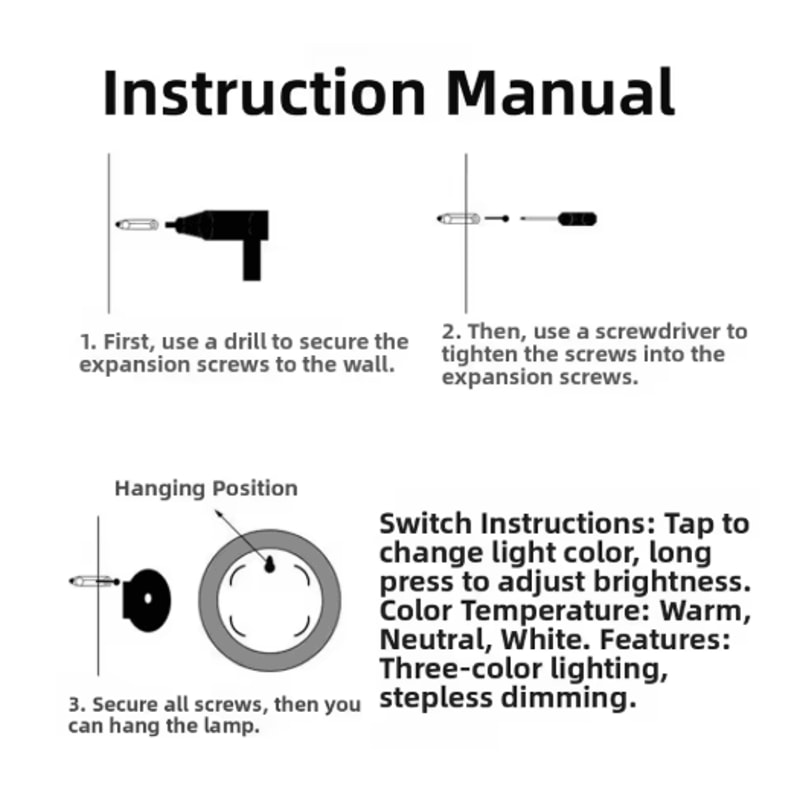 Donut LED Wall And Desk Lamp Modern Dimmable USB Ambient Light For Home And Office 3