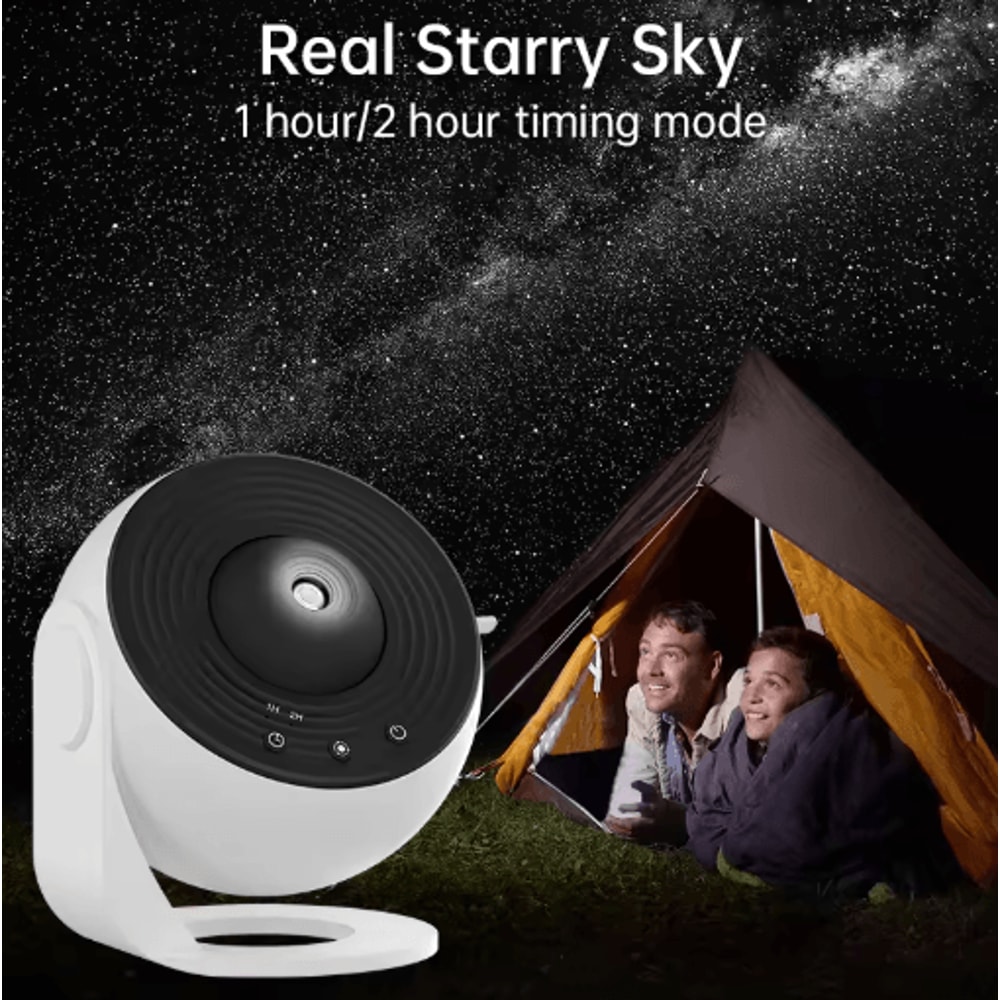 Galaxy Night Light Projector 360 Rotating Starry Sky Planetarium Lamp 5