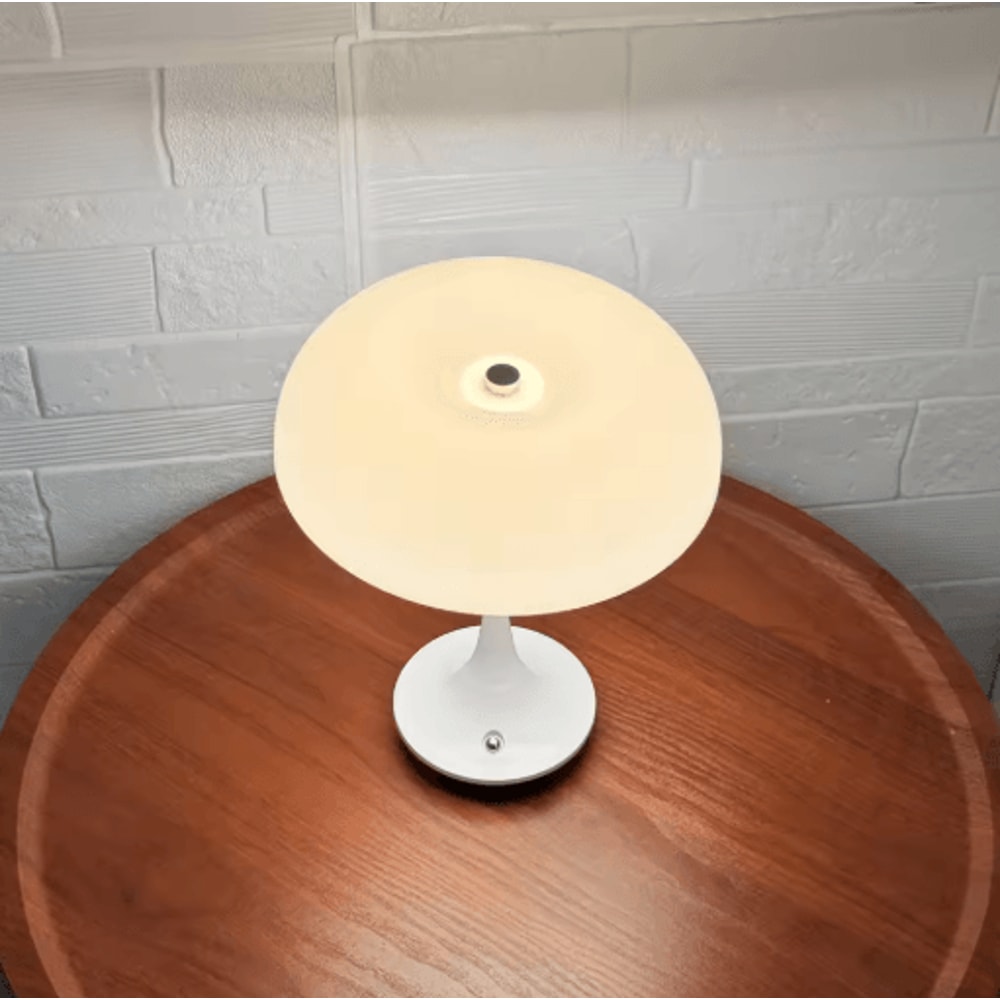 Mushroom Table Lamp Touch Control 3 Color Dimmable Cordless LED Night Light 1