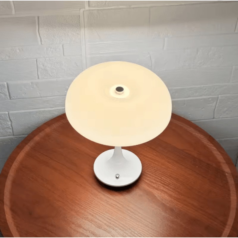 Mushroom Table Lamp Touch Control 3 Color Dimmable Cordless LED Night Light 1