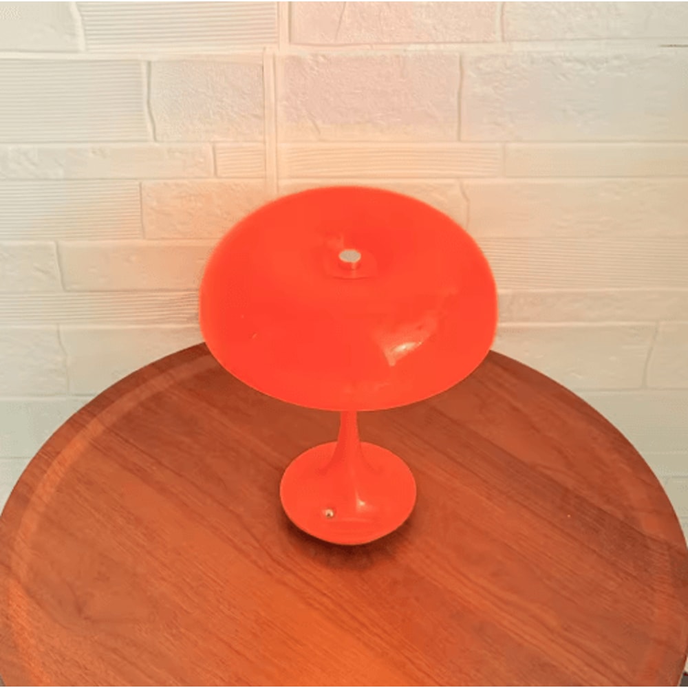 Mushroom Table Lamp Touch Control 3 Color Dimmable Cordless LED Night Light 2