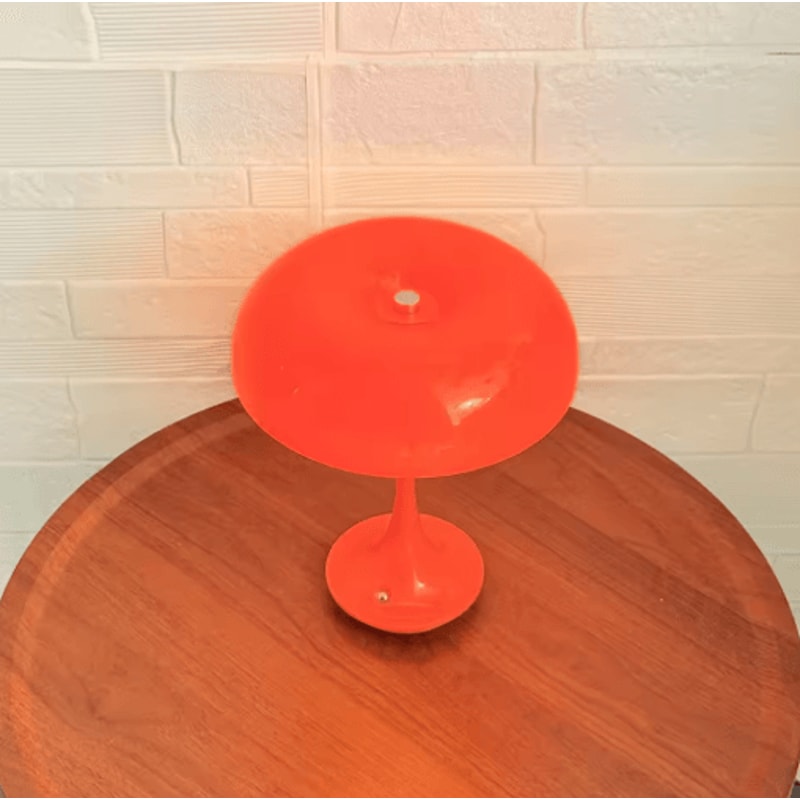 Mushroom Table Lamp Touch Control 3 Color Dimmable Cordless LED Night Light 2