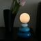Colorful Stone Table Lamp Nordic LED Neutral Light Bedside Lamp With Stacked Stone Design 8