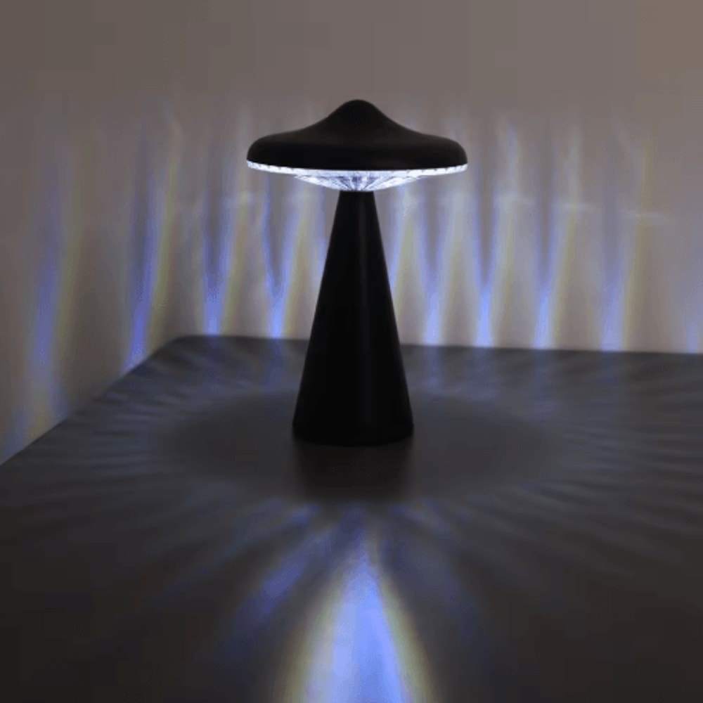 UFO LED Night Light TouchControl Dimmable Desk Lamp With USB Charging 3