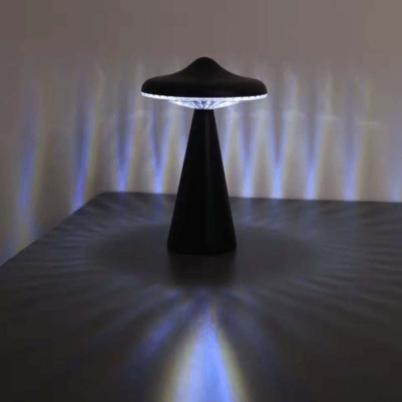 UFO LED Night Light TouchControl Dimmable Desk Lamp With USB Charging 3