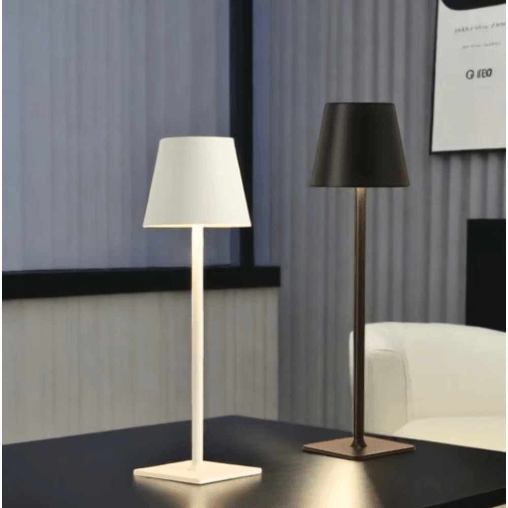 Nordic LED Desk Lamp Rechargeable Touch Dimming Light For Minimalist Home Decor 1