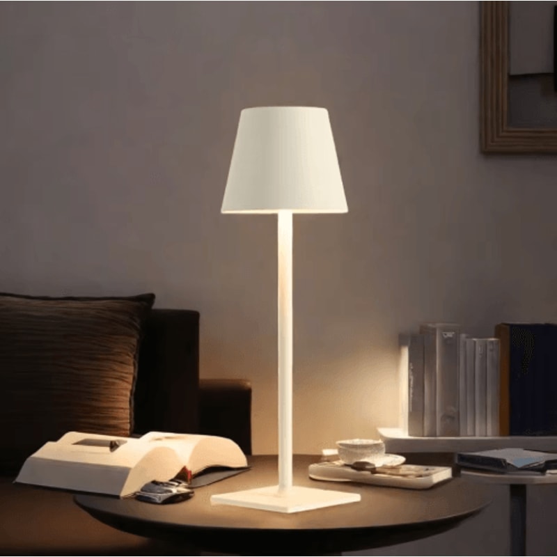 Nordic LED Desk Lamp Rechargeable Touch Dimming Light For Minimalist Home Decor 3