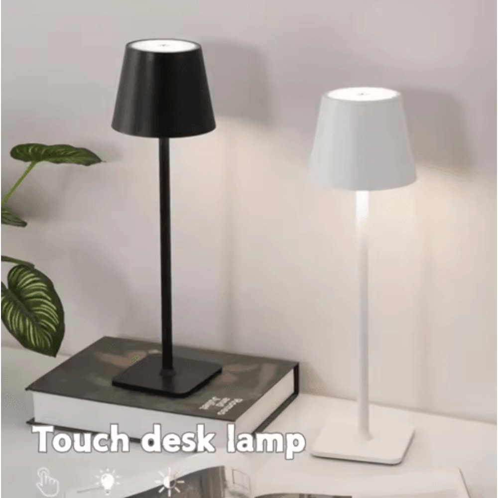 Nordic LED Desk Lamp Rechargeable Touch Dimming Light For Minimalist Home Decor 0