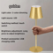 LED Cordless Table Lamp Portable Rechargeable Night Light With 3 Color Stepless Dimming 7