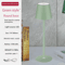 LED Cordless Table Lamp Portable Rechargeable Night Light With 3 Color Stepless Dimming 8