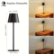 LED Cordless Table Lamp Portable Rechargeable Night Light With 3 Color Stepless Dimming 14