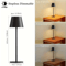 LED Cordless Table Lamp Portable Rechargeable Night Light With 3 Color Stepless Dimming 14