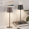 LED Cordless Table Lamp Portable Rechargeable Night Light With 3 Color Stepless Dimming 0