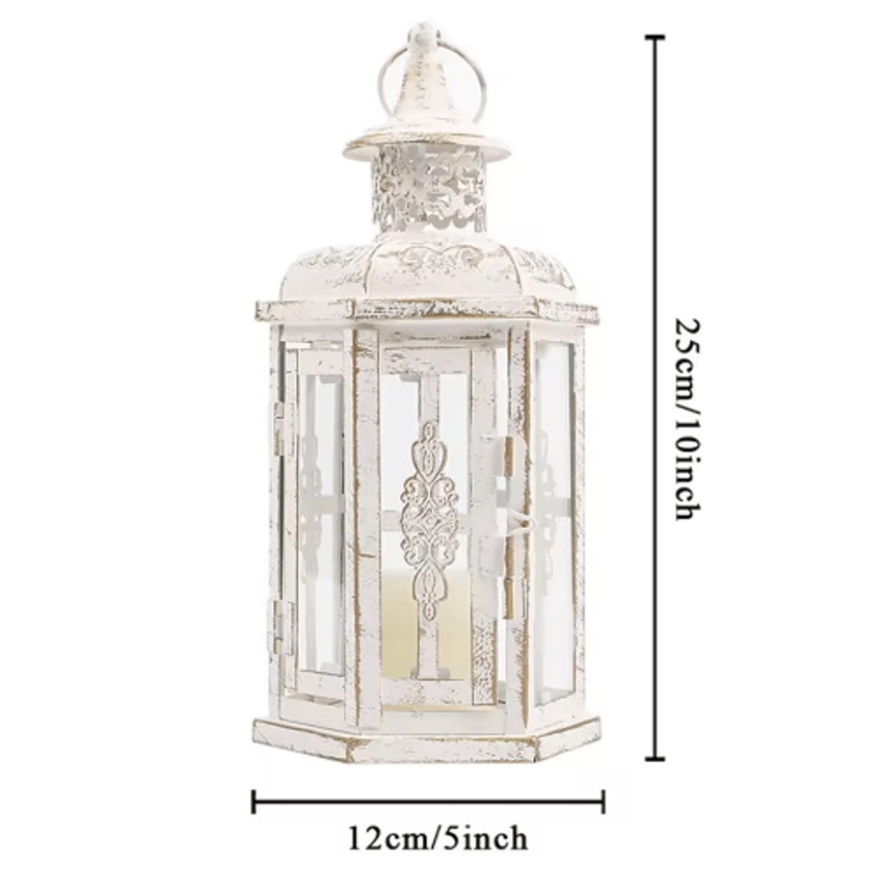 Vintage Nordic Iron Candle Holder Lantern Black Hanging Decorative Lantern For Home And Wedding Dec 1