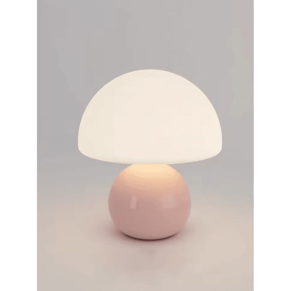 Decorative USB Table Lamp Soft Ambient Desk And Night Light In Pink Orange Red White And Beige 10