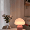 Decorative USB Table Lamp Soft Ambient Desk And Night Light In Pink Orange Red White And Beige 6