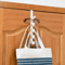 Over The Door Storage Hanger No Drill Plastic Hook Organizer For Clothes Bags And Purses 5
