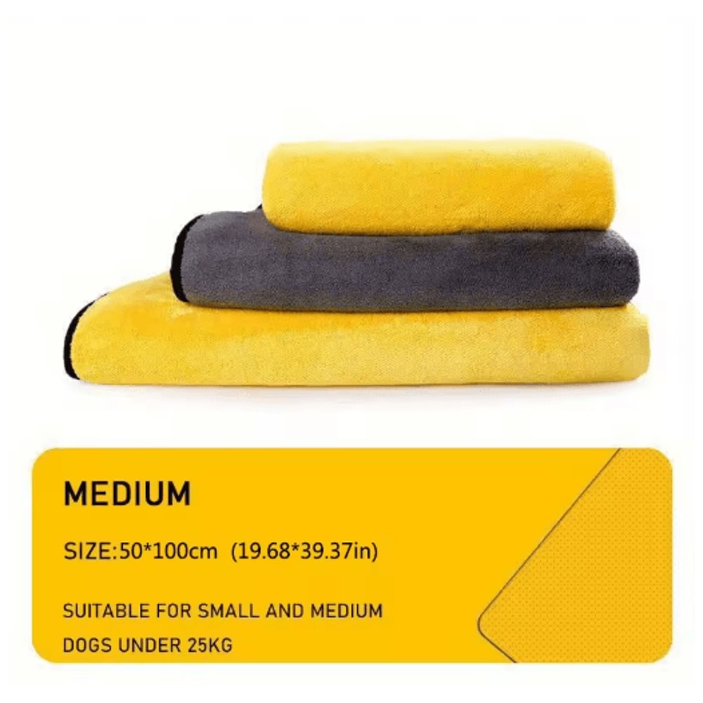 Super Absorbent Car Wash Towel Oversized Drying Cloth For Car Care And Pets 2