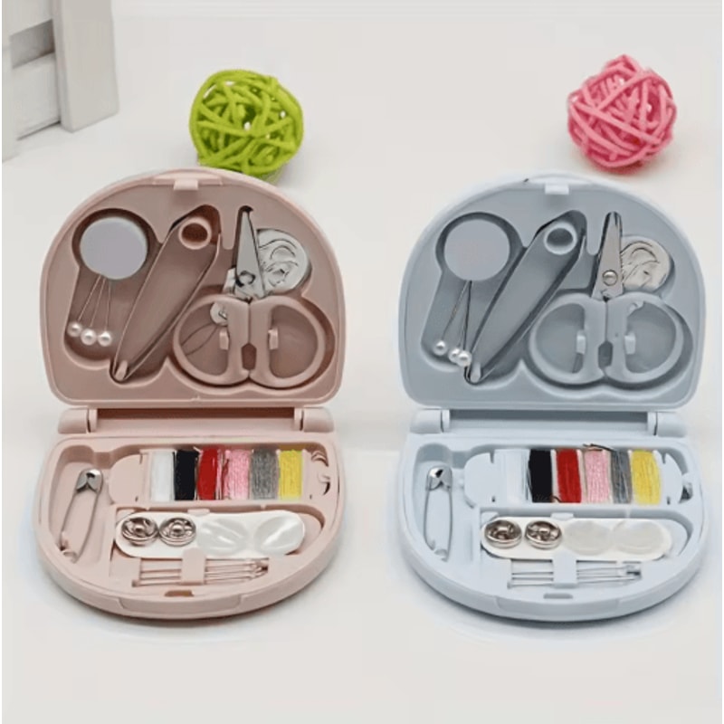 Portable Travel Sewing Kit Compact Sewing Bag With Mini Scissors And Thread For Quick Repairs 4