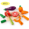 Wooden Pretend Kitchen Play Set Montessori Cutting Fruit And Vegetable Toy For Kids 4